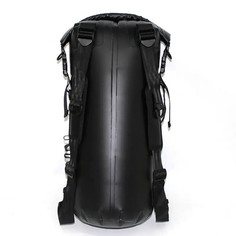 Sac à dos étanche 30l noir avec bandoulière ajustable pour randonnée et voyage
