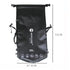 Sac à dos étanche 30L noir imperméable pour activités extérieures, 72cm x 37,5cm