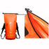 Sac à dos étanche 30l orange avec bandoulière waterproof et compartiment sécurisé