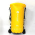 Sac à dos étanche 30l jaune en nylon imperméable pour randonnée et voyage