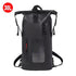 Sac à dos étanche de rafting noir 30L avec fermeture roll-top résistante à l’eau