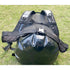 Sac à dos étanche de trail 30L noir brillant avec bretelles ajustables et boucles