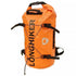 Sac à dos étanche de trail 30L avec sac étanche orange, bretelles réglables et laçage élastique