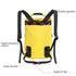 Sac à dos étanche femme jaune avec bretelles réglables pour femme