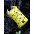 Sac à dos étanche femme avec sac étanche jaune et système de laçage à cordon élastique noir