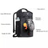 Sac à dos étanche femme noir avec fermeture étanche et rangements extérieurs