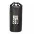 Sac à dos étanche paddle avec sac étanche noir cylindrique, fermeture à rouleau et boucle