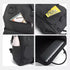 Sac à dos fashion noir avec plusieurs compartiments et poches pour tous vos objets