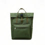 Sac à dos Fémina Escape vert olive avec accents marron et sangles ajustables