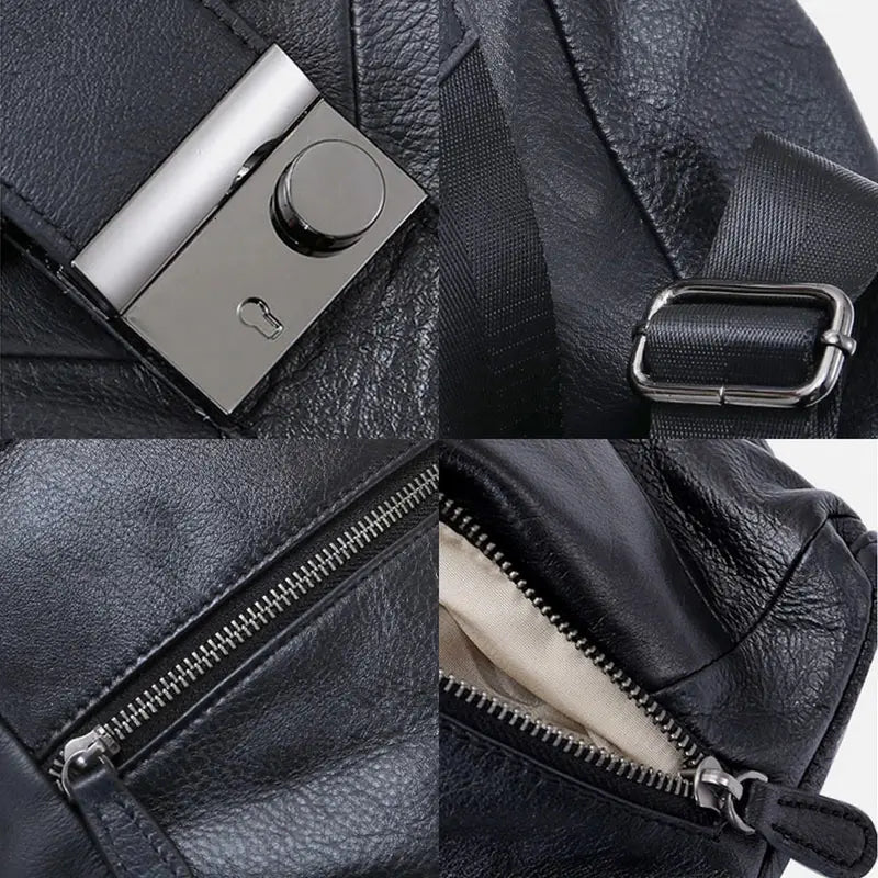 Sac à dos femme élégant en cuir
