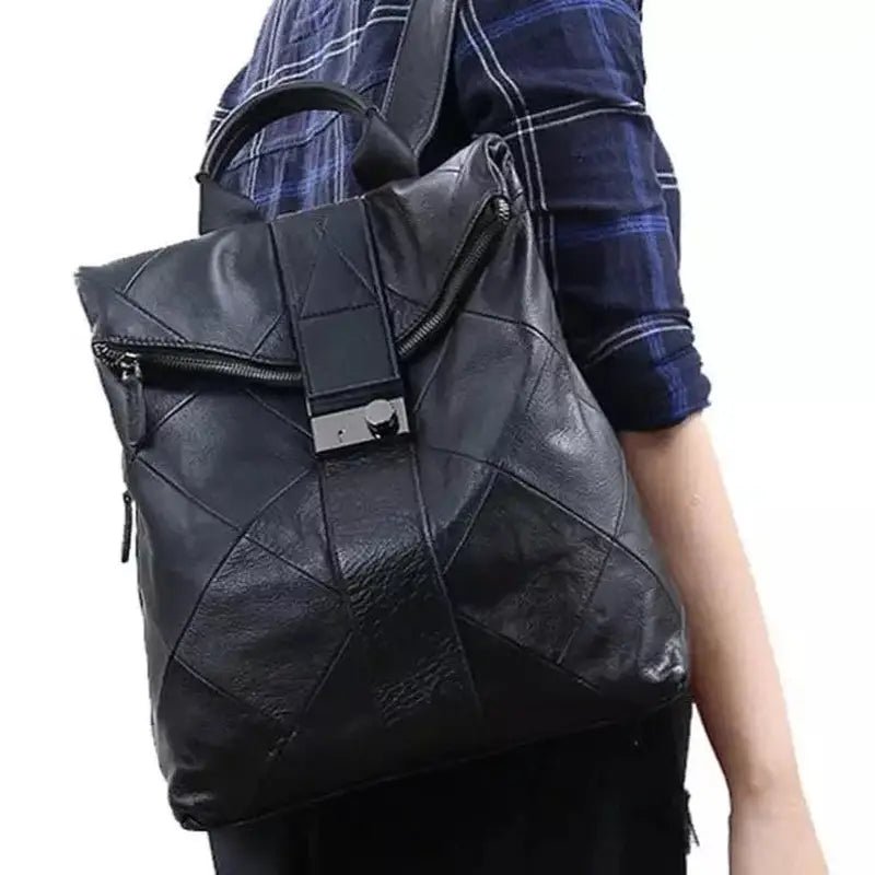 Sac à dos femme élégant en cuir