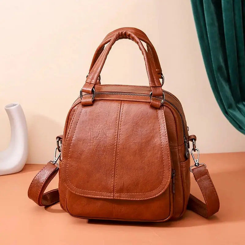 Sac à dos femme en cuir chic