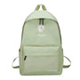 Sac à dos fille 10 ans vert clair avec design de marguerites
