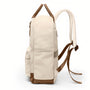 Sac à dos Golf Boréal en toile beige avec accents marron et bretelles ajustables