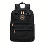 Sac à dos Golf Boréal noir avec accents rose gold et logo élégant