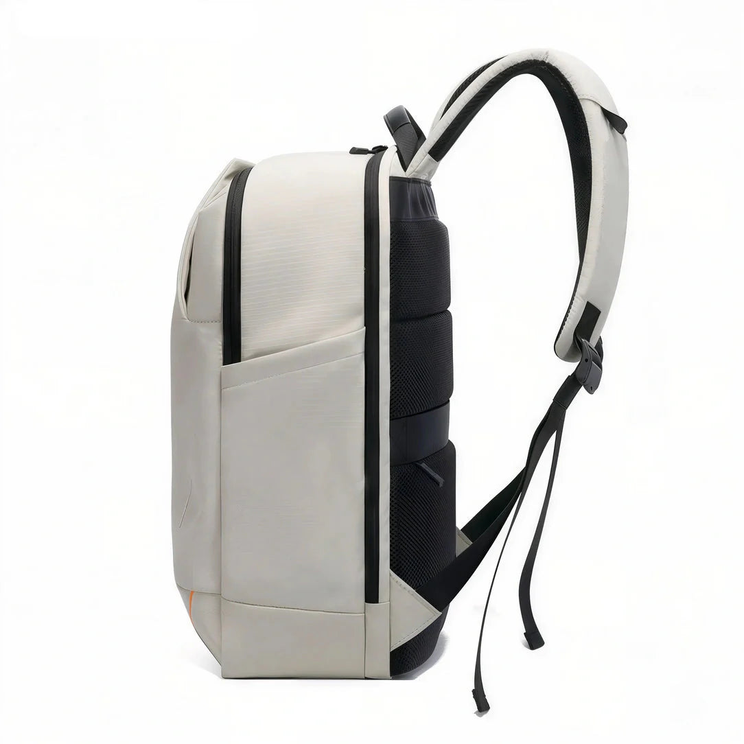 Sac à dos homme Nexar argent et noir à motif géométrique durable