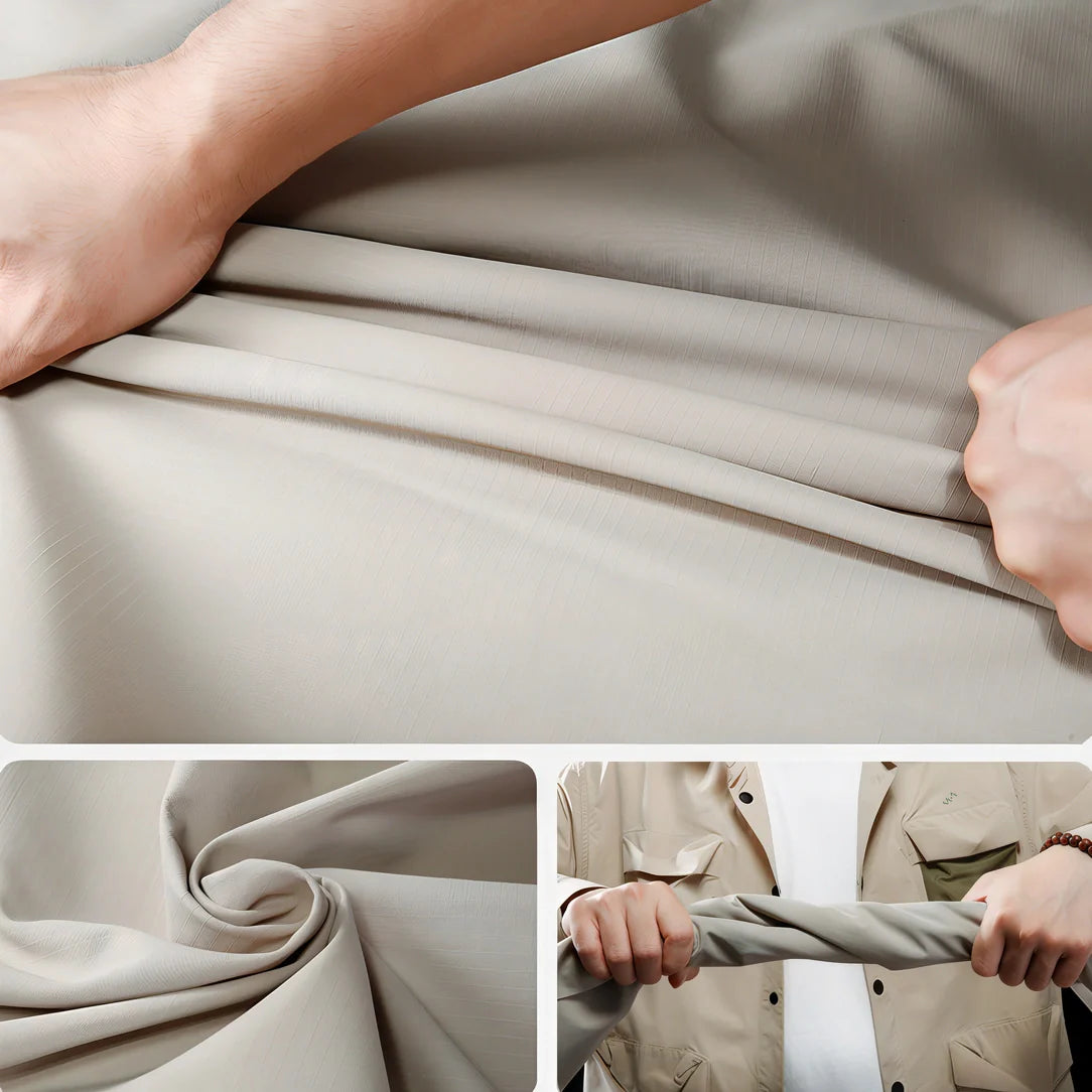 Sac à dos homme Nexar en tissu beige imperméable design moderne