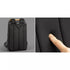 Sac à dos homme ordinateur 15 pouces noir avec panneau dorsal en mesh respirant