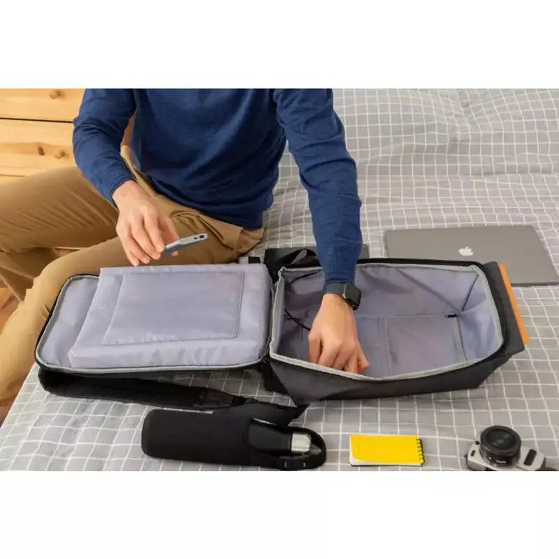 Sac à dos homme ordinateur 15 pouces avec grand compartiment et plusieurs poches