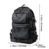 Sac à dos homme tendance noir à multiples poches avec bretelles réglables
