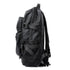 Sac à dos homme tendance noir tactique avec multiples compartiments et poche en mesh