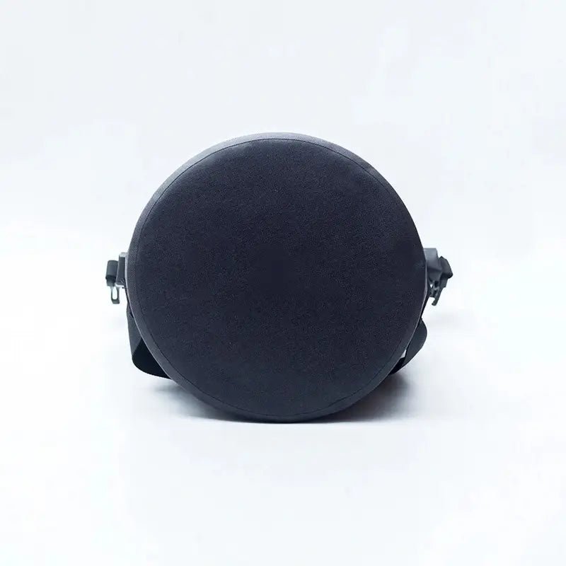 Sac à dos imperméable 15 litres noir rond avec bandoulière pour voyage et sport