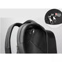 Sac à dos informatique noir avec serrure à combinaison intégrée pour sécurité et style