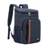 Sac à dos isotherme 20 litres en bleu foncé avec accents orange pour garder vos aliments frais