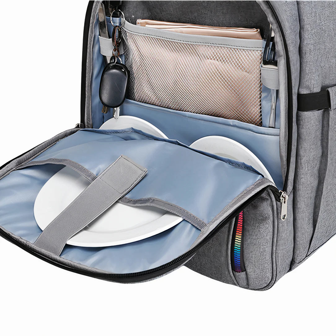 Sac à dos isotherme de picnic multipoches 25L