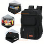 Sac à dos isotherme de travail 25L avec cooler noir et multiples compartiments