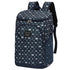 Sac à dos isotherme repas navy bleu avec motif blanc et plusieurs compartiments