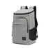 Sac à dos isotherme 30l gris avec poche frontale et poche en mesh latérale