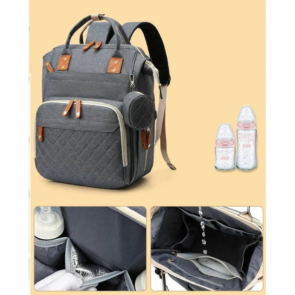 Sac à dos à langer 20L multipoches