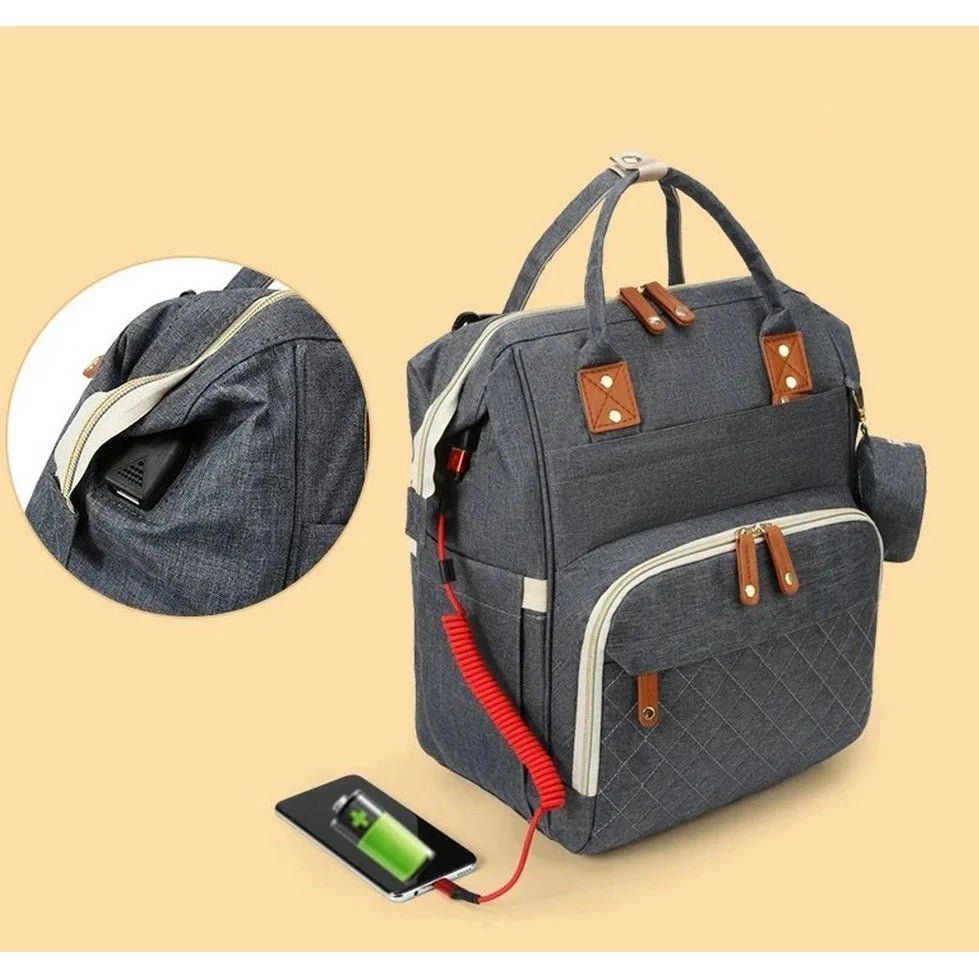 Sac à dos à langer 20L multipoches