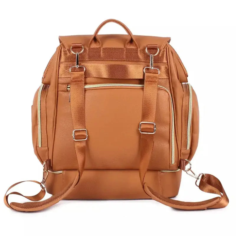 Sac à dos à langer cuir