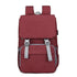 Sac à dos à langer ergonomique en tissu marron avec bretelles grises et boucles