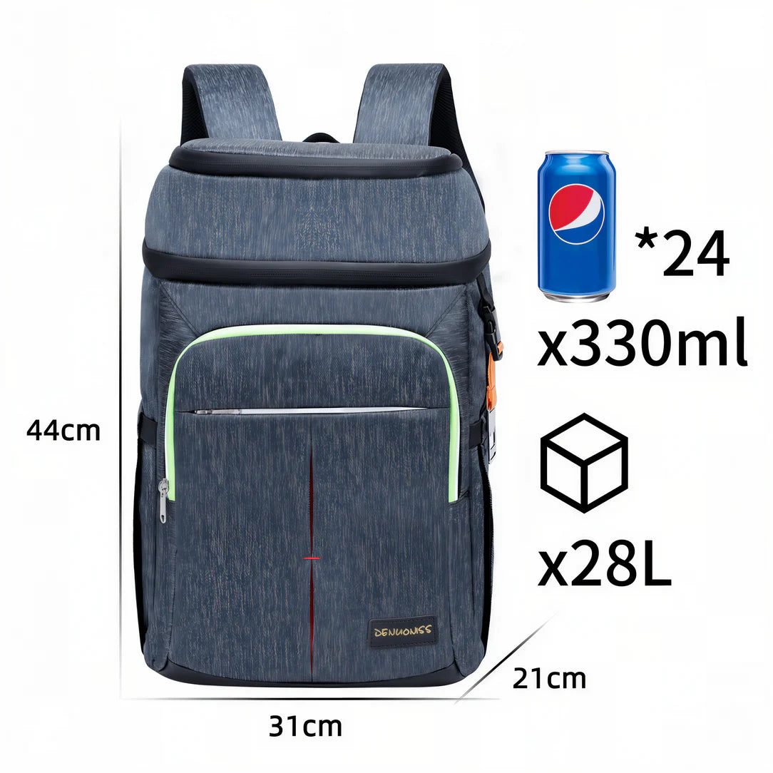 Sac à dos à lunch isotherme bleu - 28L