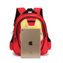 Sac à dos Marvel maternelle rouge et jaune Iron Man avec tablette devant
