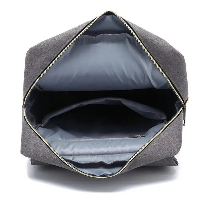 Sac à dos maternelle Disney Aristochats gris avec intérieur bleu et multiples compartiments