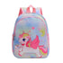 Sac à dos maternelle fille licorne avec design de licorne rose et bleu clair