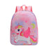Sac à dos maternelle fille licorne rose avec graphique de licorne ailée pour enfants