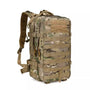 Sac à dos militaire 25L Molle 1000D avec camouflage Multicam, webbing MOLLE et cordon élastique
