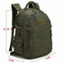 Sac à dos militaire 35l vert olive avec molle et poignée en paracorde