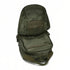 Sac à dos militaire 35l vert olive avec multiples compartiments et poignée en paracorde
