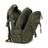 Sac à dos militaire 35l vert olive tactique avec plusieurs compartiments et webbing MOLLE
