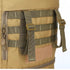 Sac à dos militaire 50 litres avec webbing MOLLE, bretelles ajustables et compartiment zippé