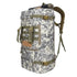 Sac à dos militaire 50 litres en camouflage numérique avec plusieurs compartiments et sangles