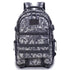 Sac à dos militaire 50l gris camouflage numérique avec webbing MOLLE pour l’extérieur