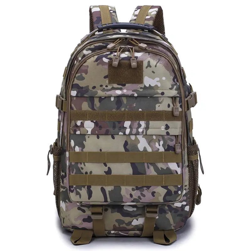 Sac à dos militaire 50l camouflage tactique avec plusieurs compartiments et sangles