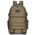 Sac à dos militaire 50l kaki avec plusieurs compartiments et webbing MOLLE
